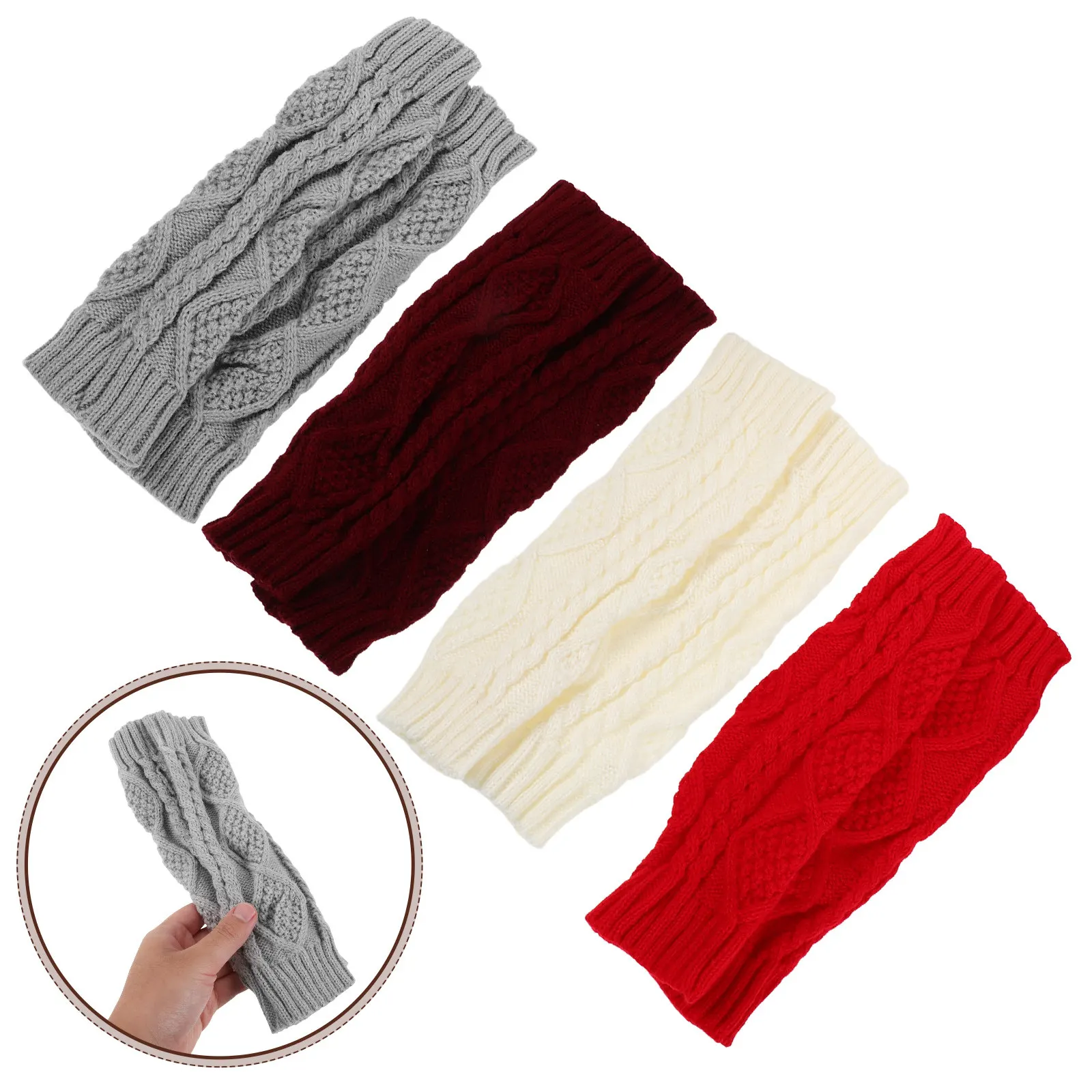8pcs-winter-fingerless-arm-warmers-knitted-elbow-length-thumb-hole-gloves-enhanced-warmth-open-finger-design-for-men-women-daily