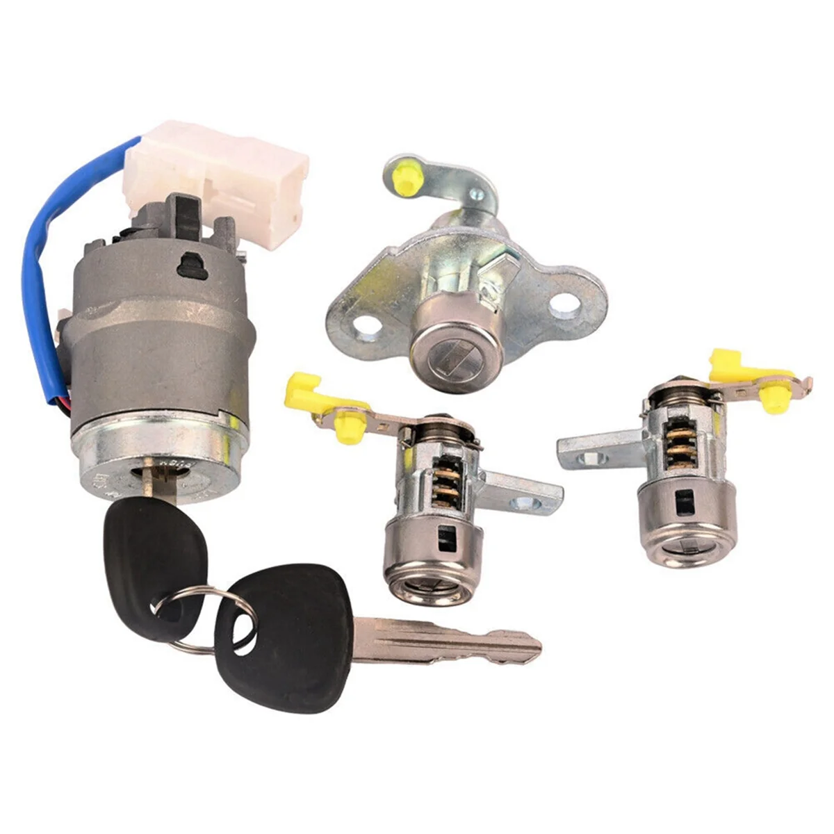 

JAS-Car Ignition Lock Cylinder Barrel + Door Lock for Hyundai ACCENT 2006-2011 81905-1E000 81920-1EA00