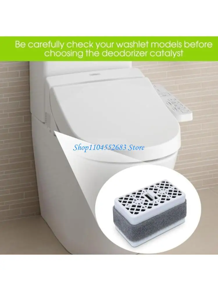 

Y6GD 4Pcs Toilet Deodorizer Filter Cartridge Air Purifiers for THU6474-01 Odor Control