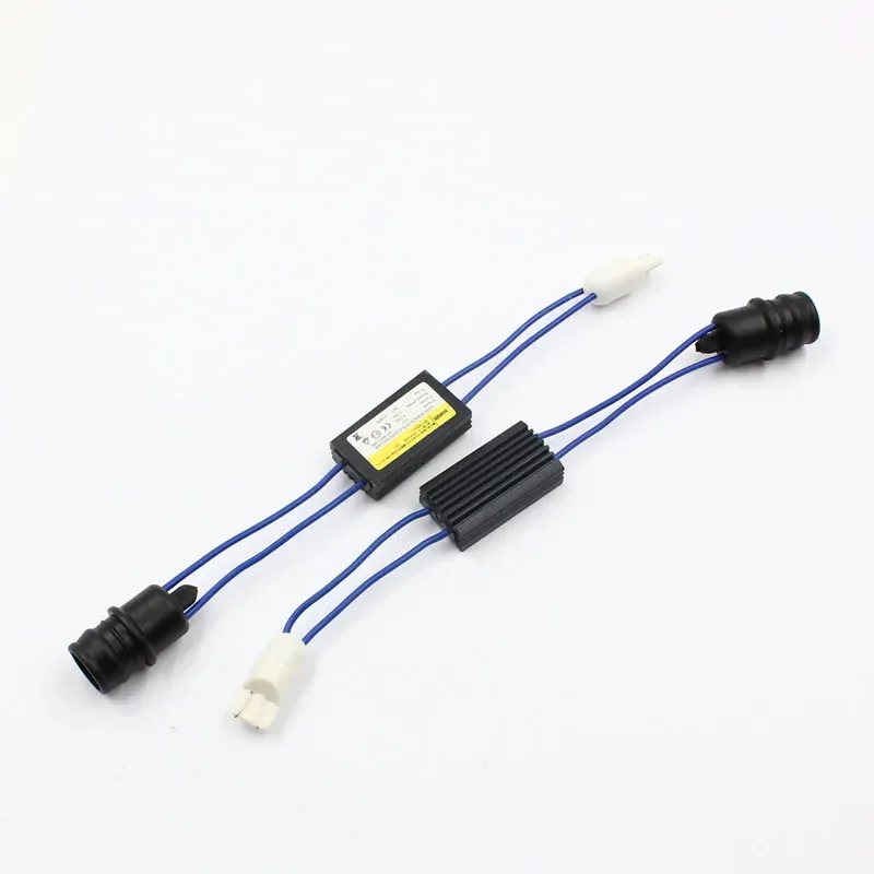

2Pcs/Lot T10 T15 12V 0.29A Cable LED Warning Canceller Decoder 501 T 10 194 W5W 192 168 Car Lights Error Load Resistor