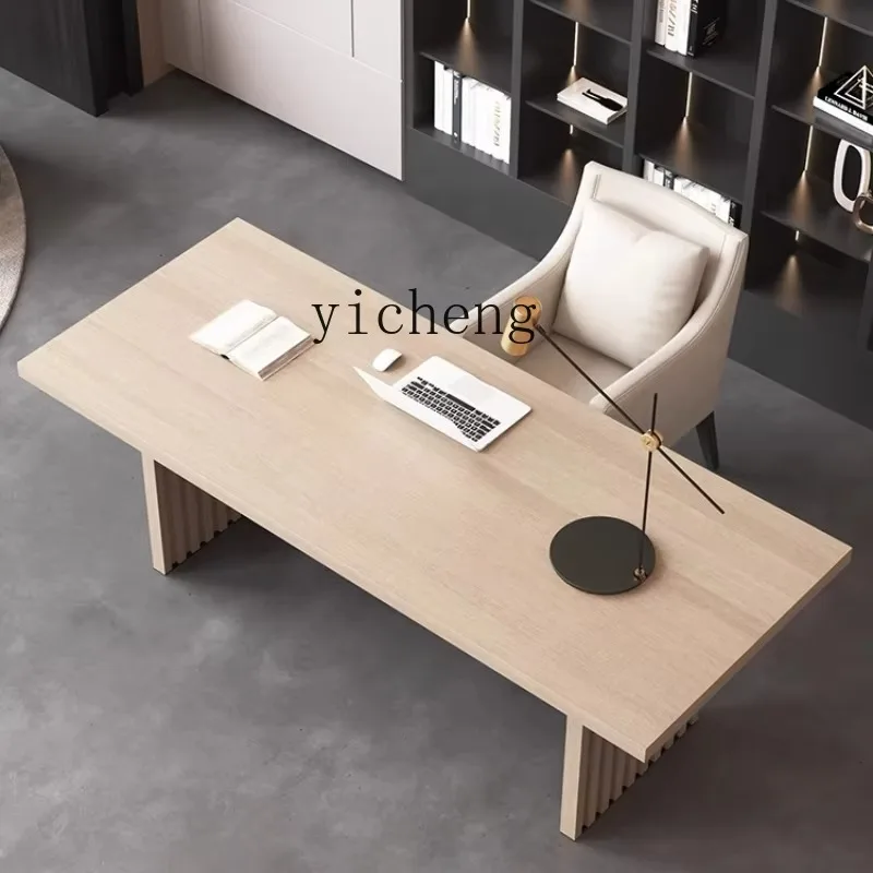 Light Luxury Desk Modern Large Desk Double Minimalist Minimalist High-end Painting And Calligraphy TableD18