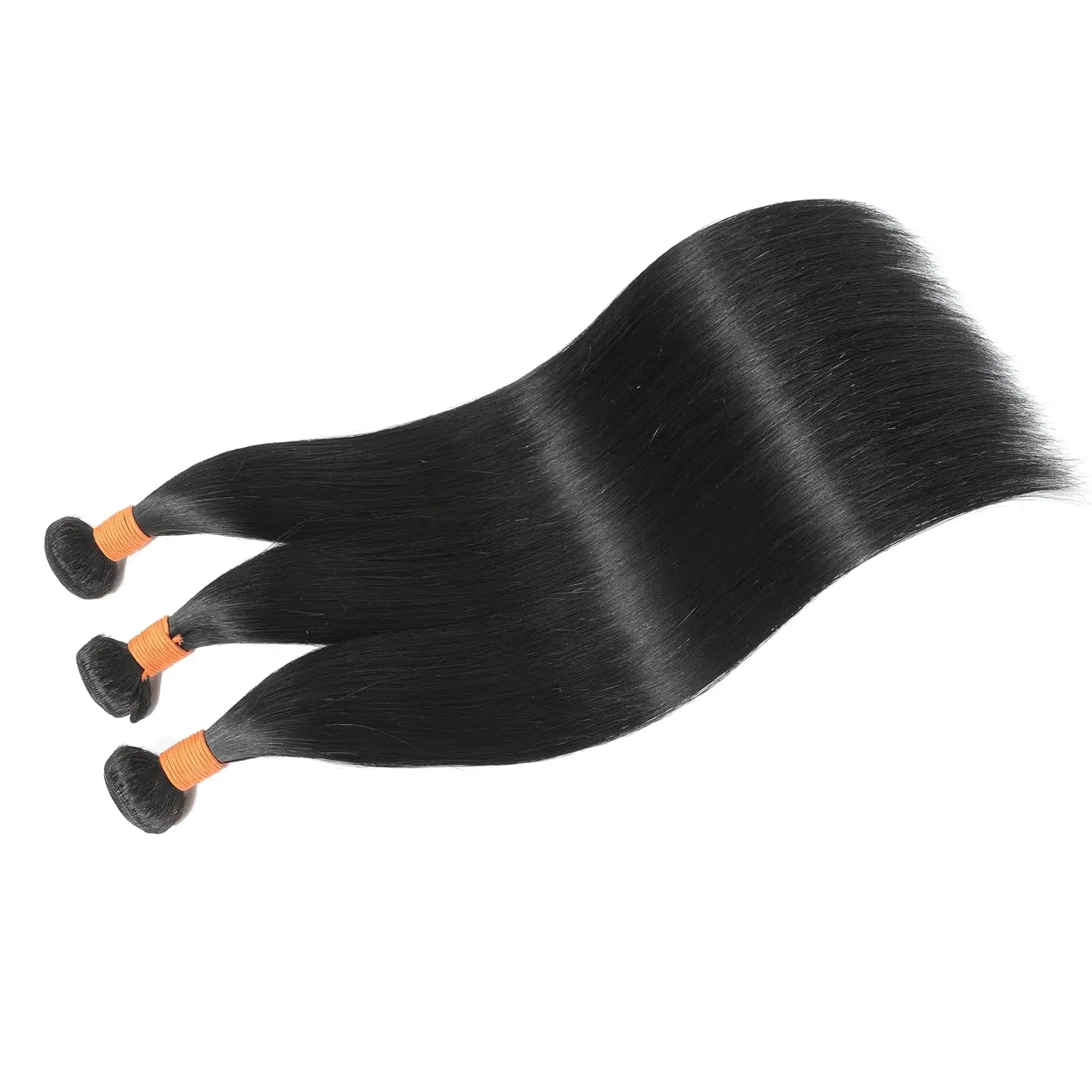 Pacotes brasileiros do cabelo humano do Virgin, cabelo humano reto, extensões do Weave do cabelo de Remy, dobro nós, 20 dentro, 20 dentro, 20 dentro