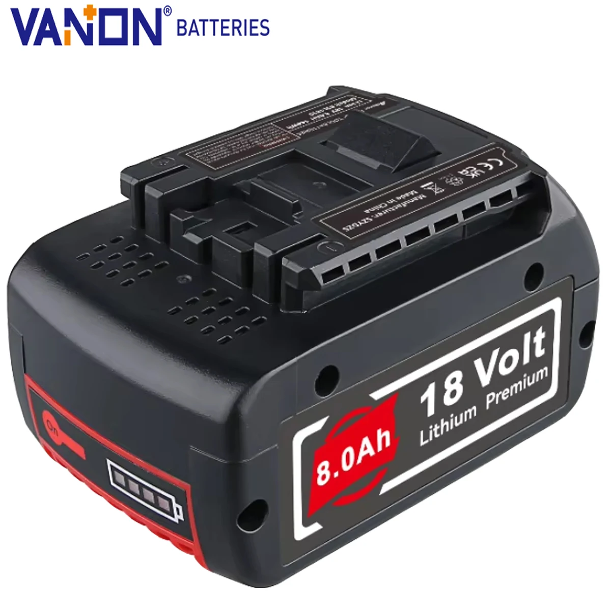 

VANON BAT610G 8000 мАч литий-ионный аккумулятор 18 В BAT618 BAT609 BAT622 BAT618G BAT619 аккумуляторный электроинструмент замена для аккумуляторного штифта Bosch