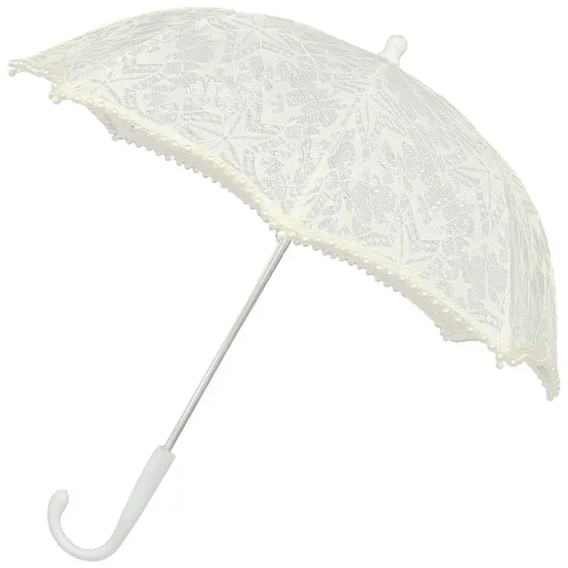 Handheld Parasol Bride Parasol Dance Lace Umbrella Decoration Wedding Accessories Wedding Bride Lace Umbrella