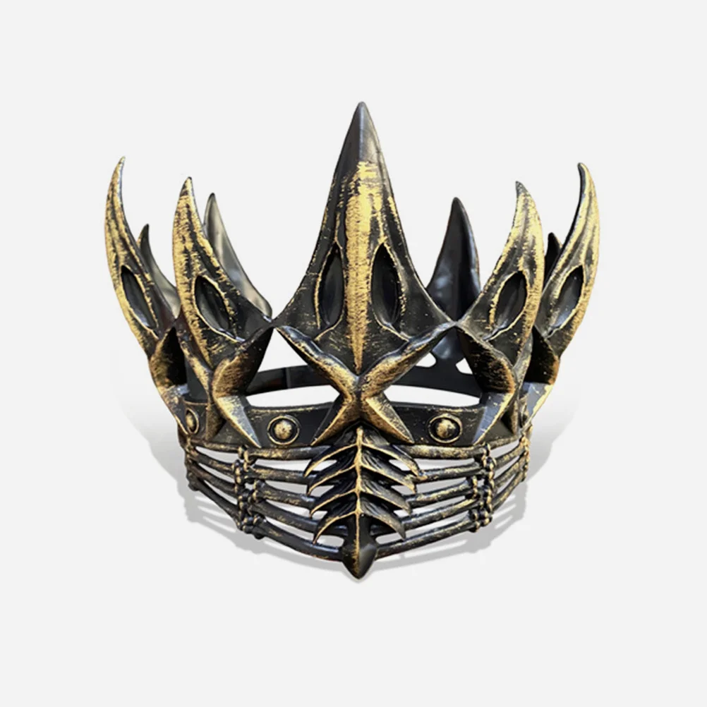 

Ювелирные изделия с короной вороны, готическая корона для косплея, костюм для вечеринки, реквизит, винтажный головной убор, фестиваль, Хэллоуин, мужчина, женщина, легкий вес