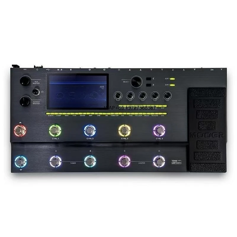 MOOER GE300 Electric Guitar Comprehensive Effects Unit Speaker Simulation Recording IR Sample Capabilities Metal Plastics Made