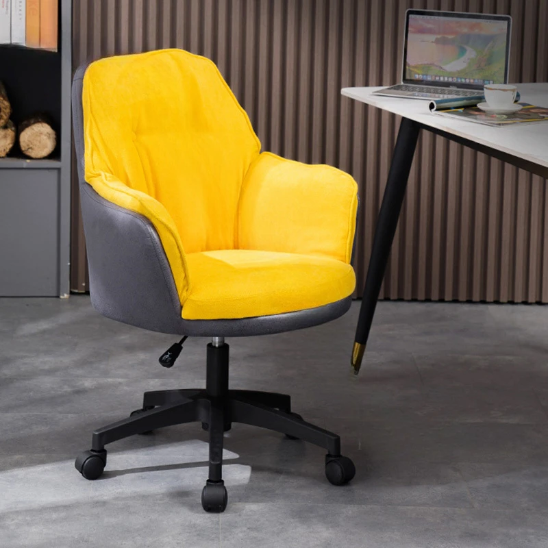 Nordic Single Office Chairs Creative Office Furniture Lift Swivel Backrest Chair Game Armchair Simple Ergonomic Computer Chair