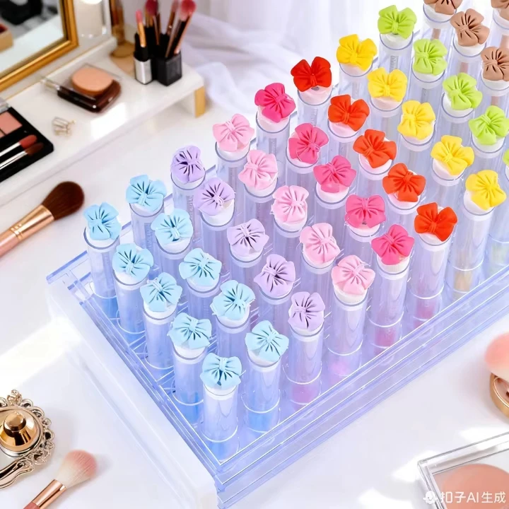 10 stuks boogvormige mascara tube borstelset met beschermhoes make-up kwasten, wenkbrauwborstel, wimperborstel, wimperborstel, spoolie