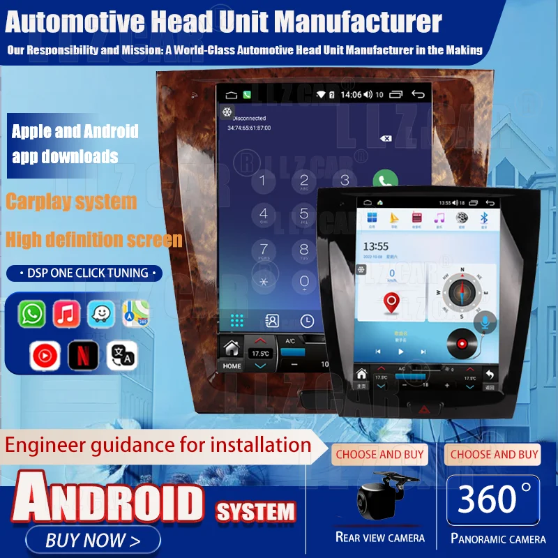 2 Din Android 13,0 8 + 256G para Jaguar XK XKR S 2007-2015 Radio de coche reproductor Multimedia navegación GPS unidad principal estéreo automática Carplay