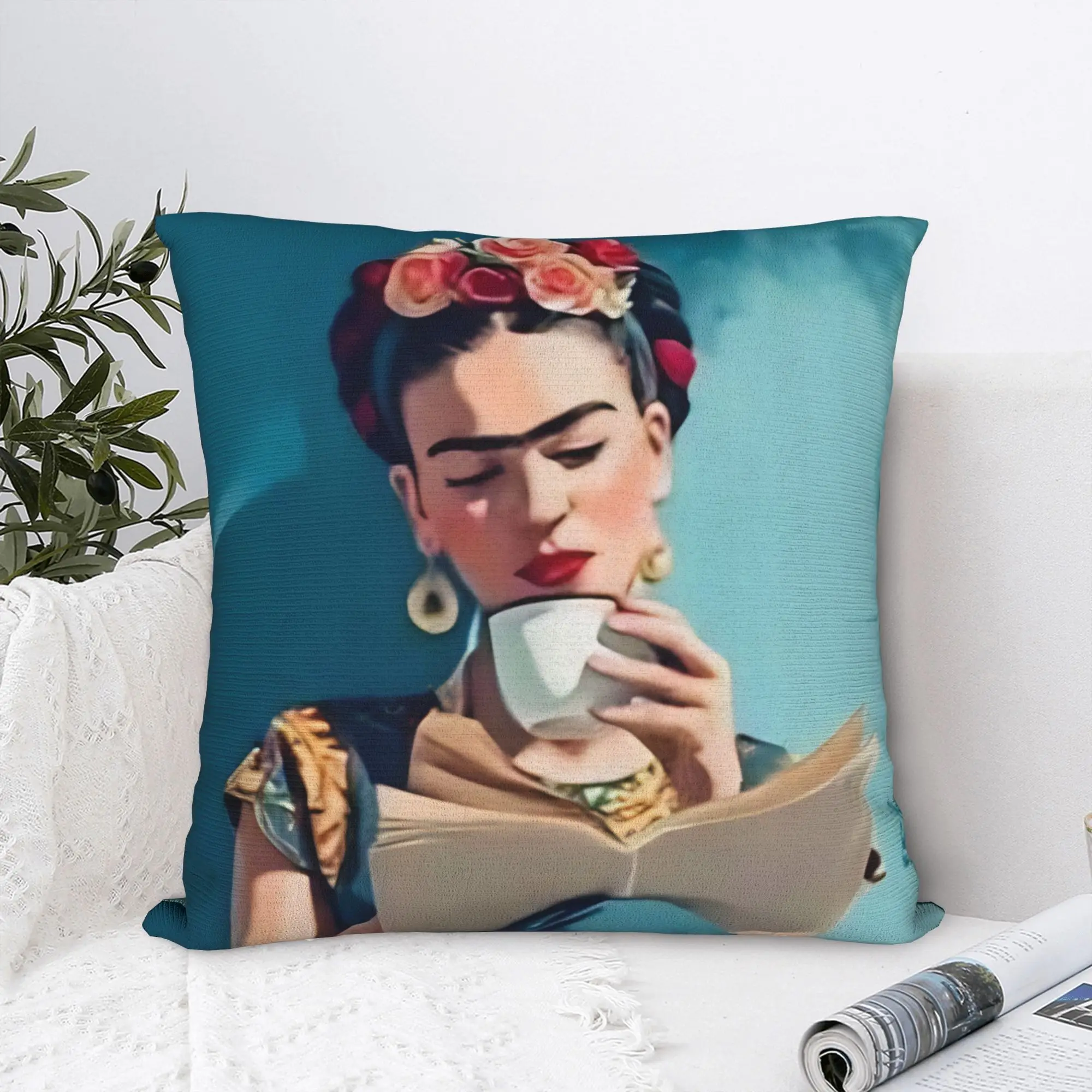 Pillow Cover F-Fridas K-Kahlooo  Funny Pillow Case For Sofa Home Decor Pillowcases