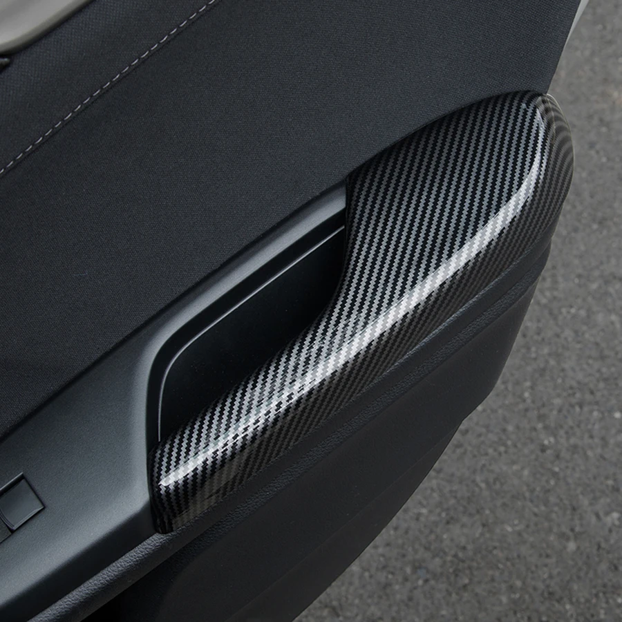 For HONDA 2016-2021 10th CIVIC SEDAN HATCHBACK TYPE-R Door armrest protective cover decorative cover Carbon fiber pattern