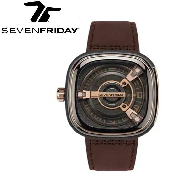 SEVENFRIDAY watch new original luxury brand automatic mechanical watch supports NFC function large dial watches for men M2/02