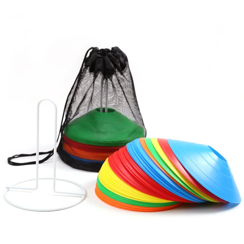 Cone De Disco Conjunto Com Suporte De Plástico, Cones De Espaço, Treinamento Multi Esporte, Futebol, Futebol, Bola, Disco Do Jogo