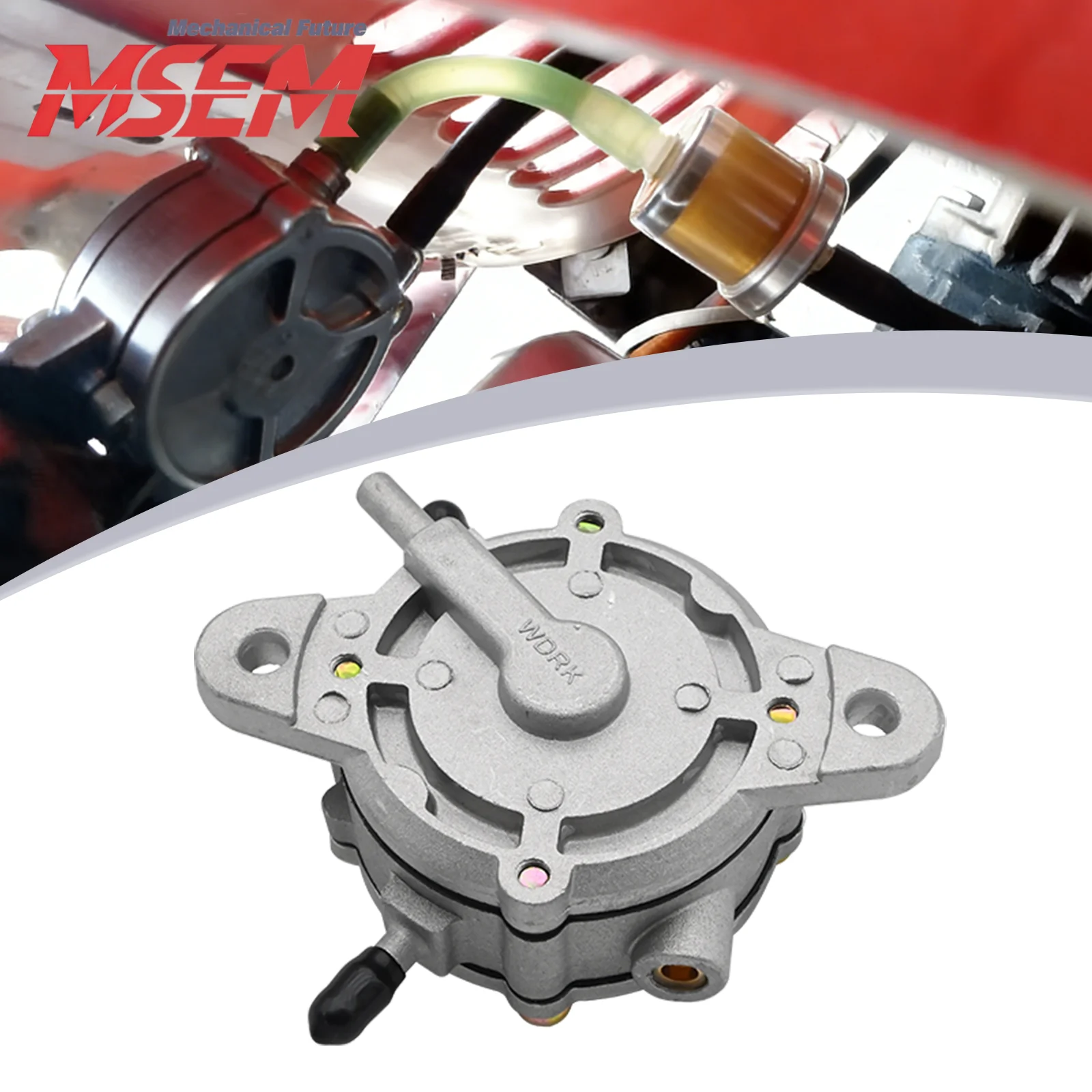 

1 шт. топливный насос вакуумного типа из алюминиевого сплава, аксессуар для квадроциклов и мотоциклов, замена для GY6 150cc 250cc 139QMB 157QMJ CF250, запчасть