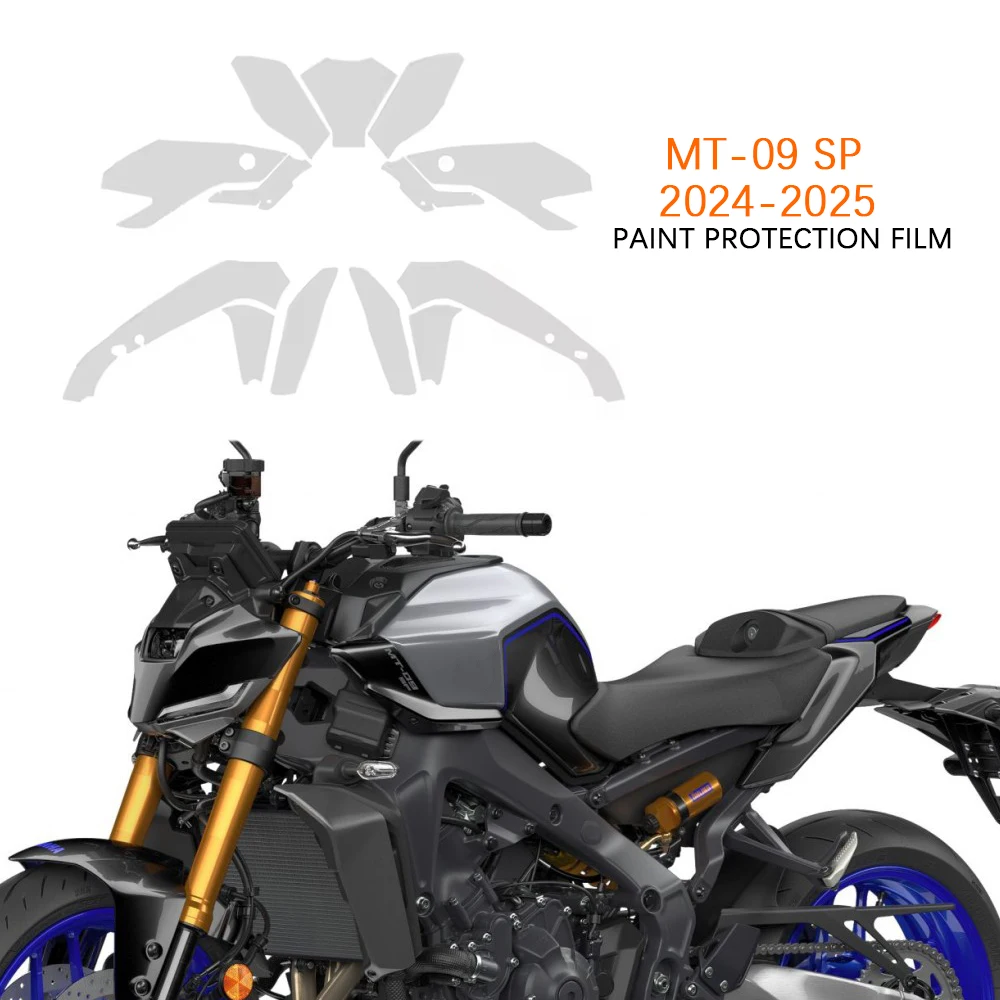 

For Yamaha MT 09 MT-09 SP 2024-2025 Fairing Body Protection Film MT09 Motorcycle PPF TPU Protective Film Invisible Car Cove