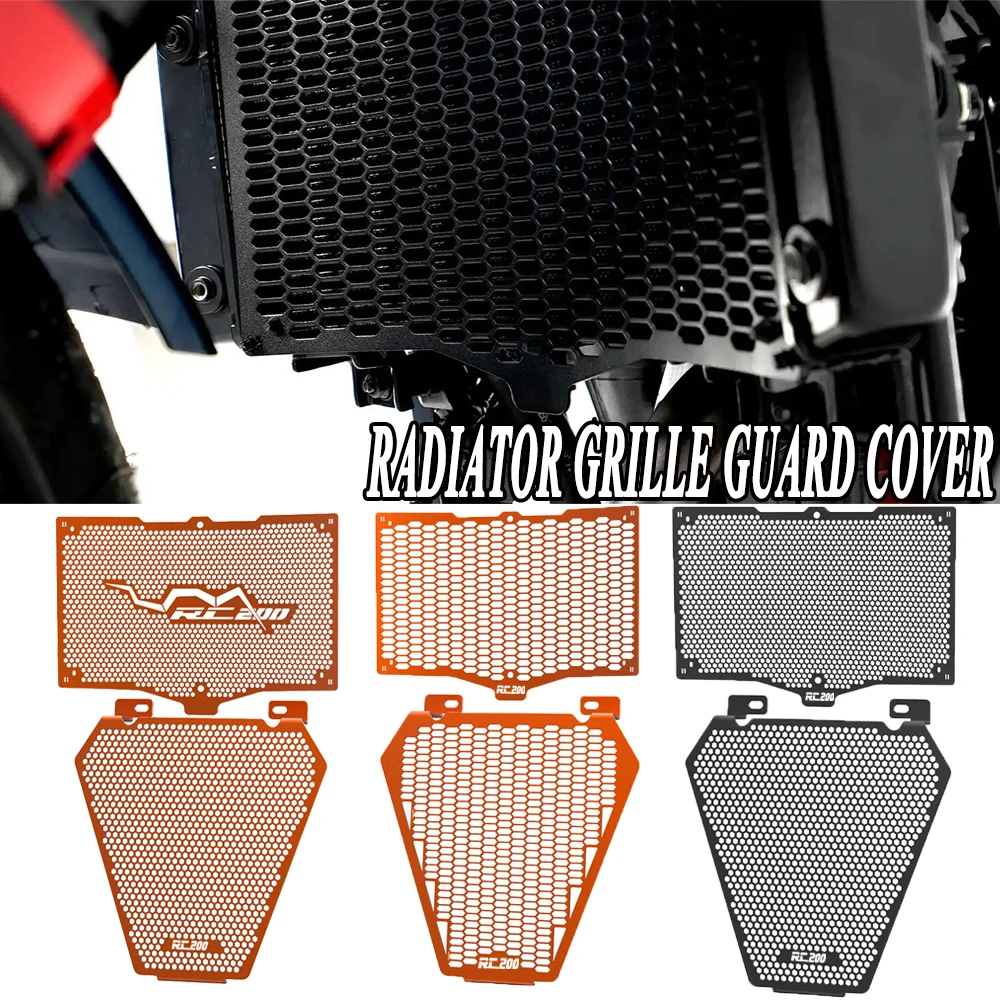 

Motorcycles For RC200 RC 200 2022 2023 2024 2025 Radiator Cylinder Head Engine Guard Complete Set Engine Guard Downpipe Grille