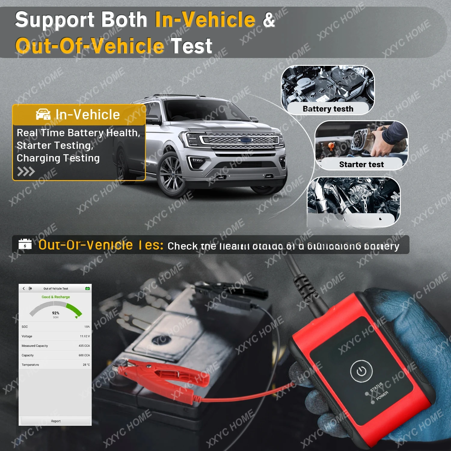 Bt506 Automotive Battery and Electrical System Analysis Tool Suitable for Daotong Tablet PC electric belt sander