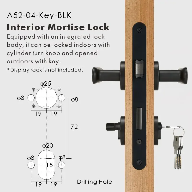 Nurlin Messing Plat Antiek Brons Mat Goud Zwart Binnendeur Hendel Passage Privacy Badkamer Slot Comfortabele Touch