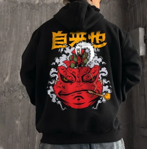 

2025 Naruto Anime Joint Sweater Men and Women 2025 New Summer Cotton Printing Loose Retro T-shirt New