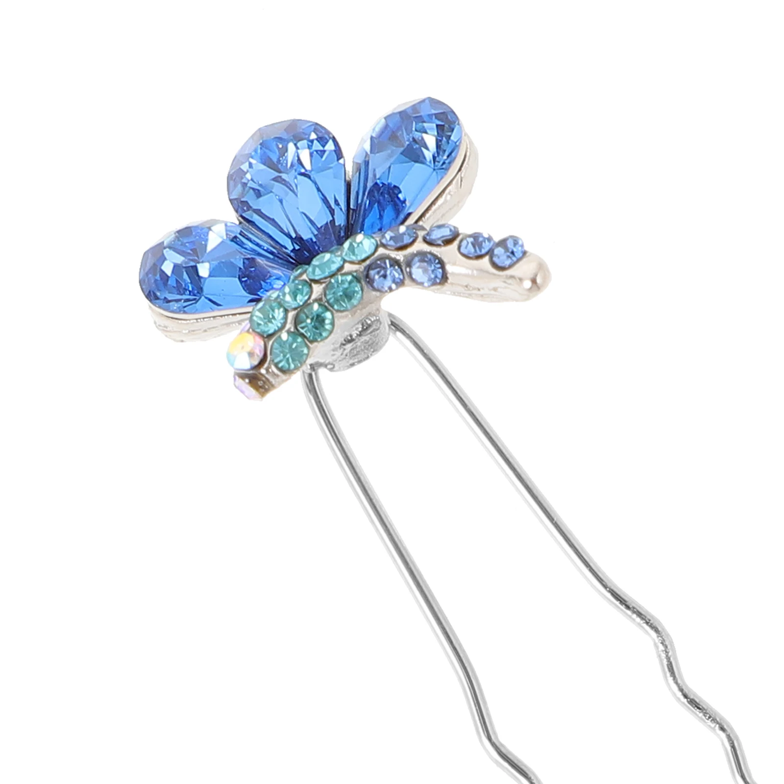 

4 Pcs Bridal Hair Accessories Hairpin Bridal Butterfly Wedding Accessories for Women Blue Bobby Pins Hair Pieces