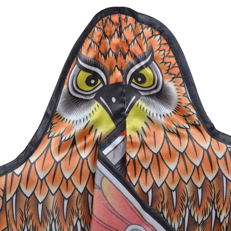 Pipa de águia plana 1.1m, pássaro voador com linha de pipa de 30 metros, pipa grande, presente para crianças, viagens familiares, jardim, esportes ao ar livre, brinquedo diy