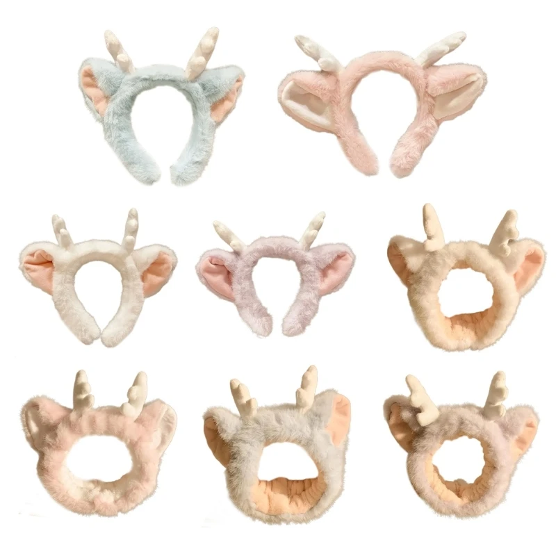 

Furry Hairband Dragon Photo Booth Props Horn Furry Hair Hoop Headband Party Headpiece Fun Headbands for Music Festivals