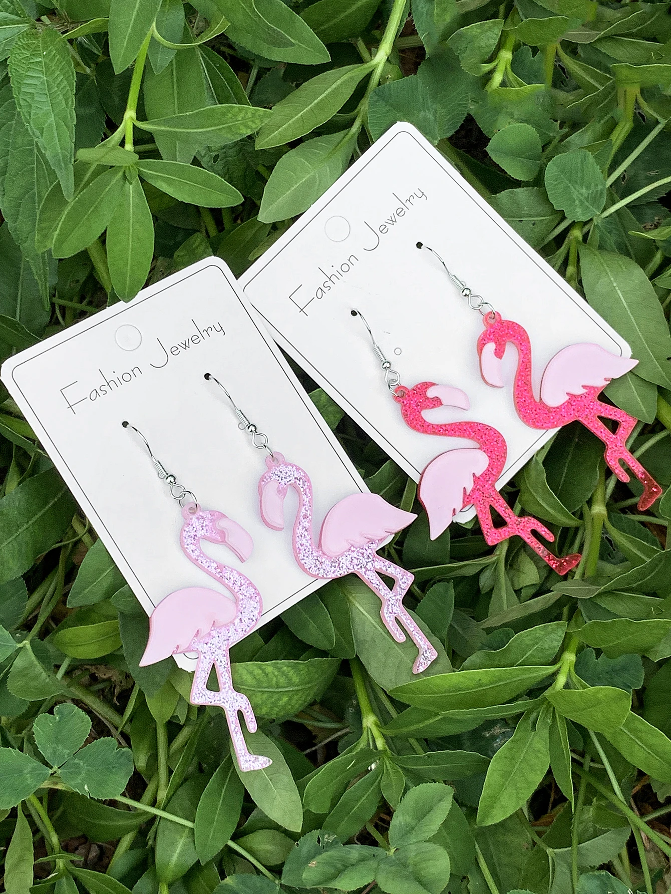 Pink Flamingo Earrings For Women Lightweight Glitter Flamingo Earrings For Valentine's Day Gifts Bff Daughter Her Birthday