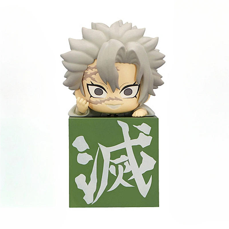 

Game Anime Demon Slayer Shinazugawa Sanemi Cosplay Cute mini figurines Desktop Background Ornament Collectibles Halloween Gift