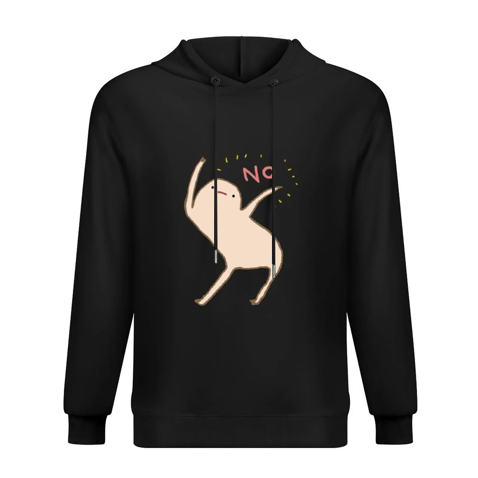 

Honest Blob Says No Hoodie autumn hooded shirt korean clothes men's sweat-shirt pullover hoodies