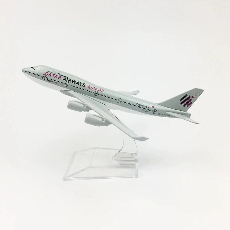 

Металлическая модель самолета Boeing 747, 16 см, масштаб 1:400, коллекционная миниатюрная авиационная модель, игрушка для детей, подарок