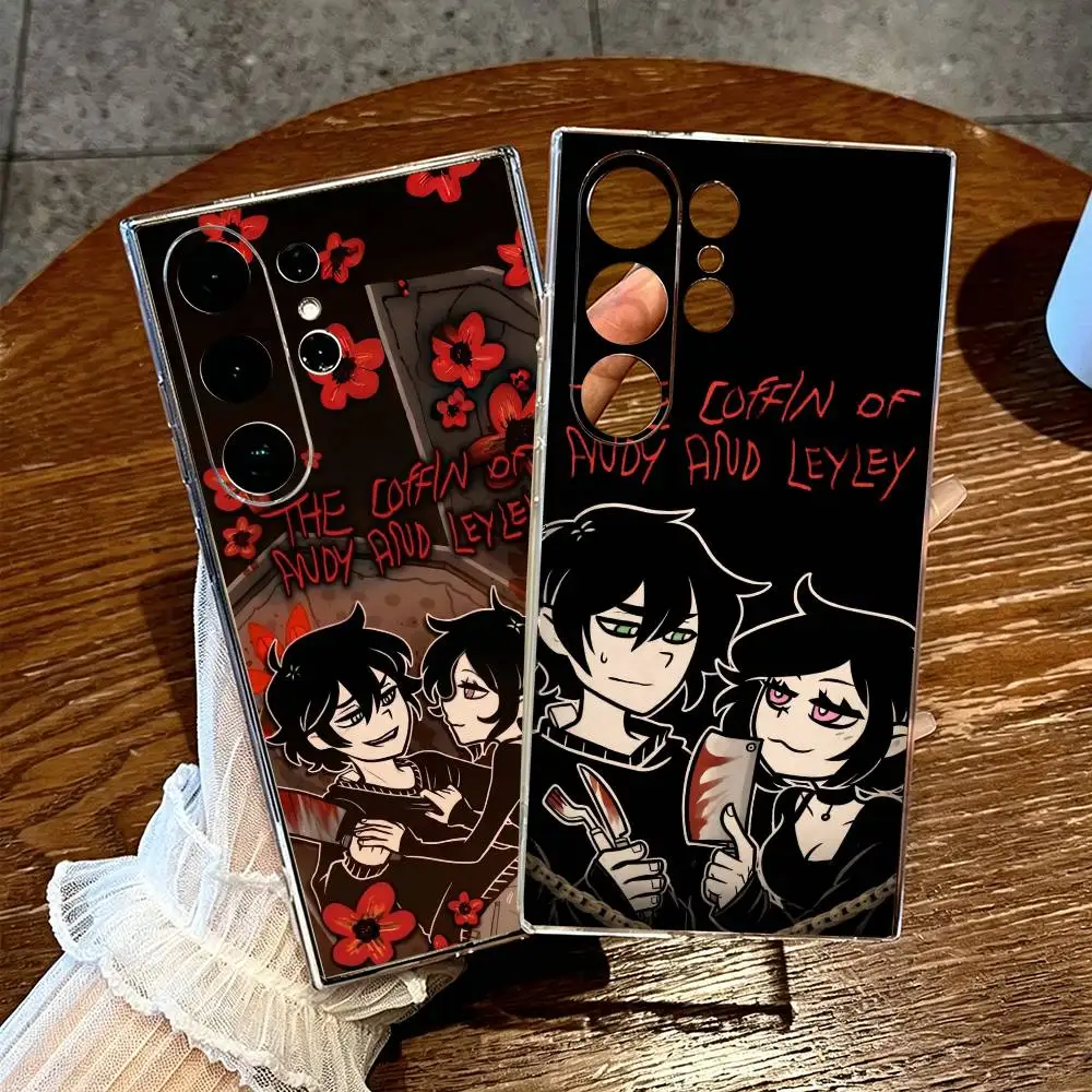 The Coffin Of Andy And Leyley Phone Case For Samsung S25 Simple Anti-Fall Precise Hole Transparent Printed Phone Case