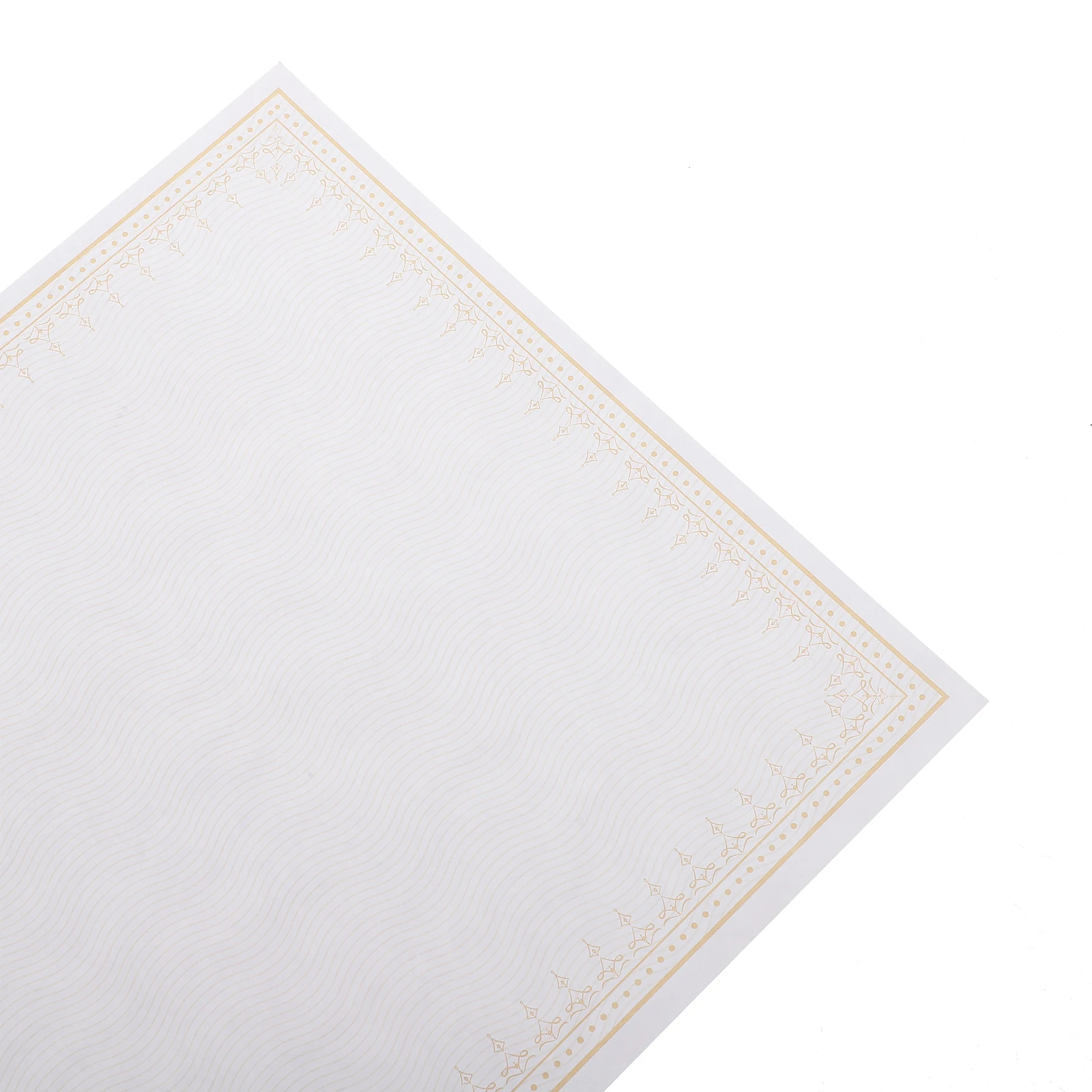 

10 Sheets Award Certificate Paper Blank Certificates for Students Printable High School Diploma Paper Stylish Border Design Home