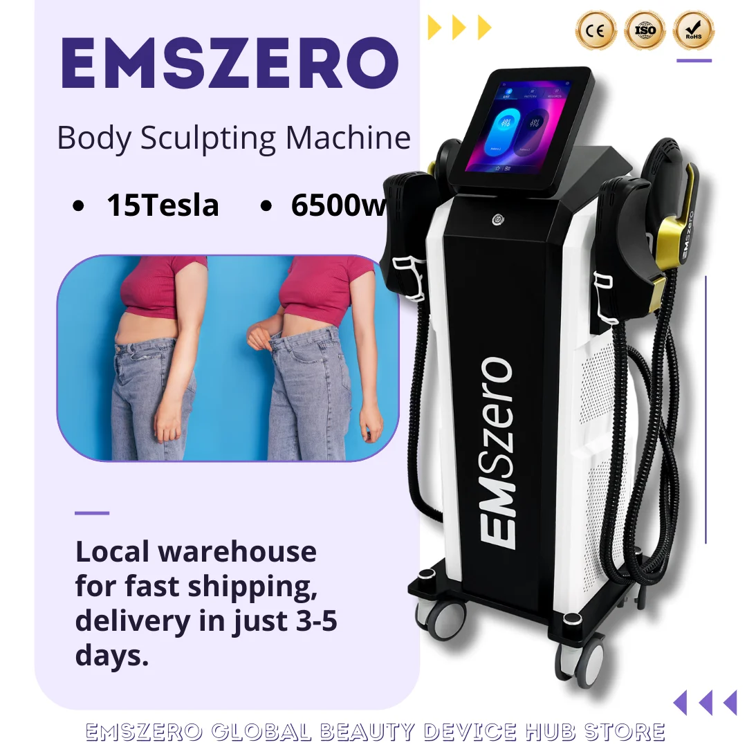 Professional Machine EMSZero Ultra Pro rf Body Sculpt Shape Hiemt Neo Muscle Stimulator 4 Handle 2025