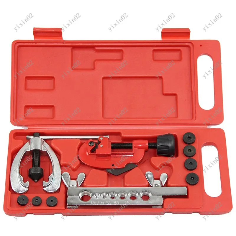 Copper Pipe Flaring Tool Set 7 Holes Expander Tool for Refrigerator & Car AC Repair