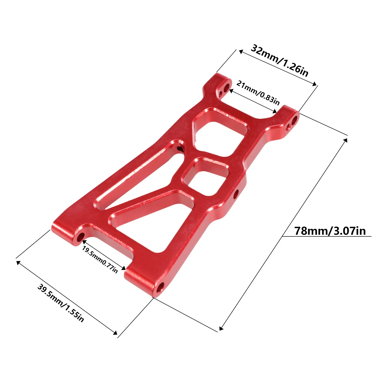 ZD Racing DBX-10 1/10 RC afstandsbediening auto woestijn terreinwagen metalen upgrade accessoires voorste zwenkarm