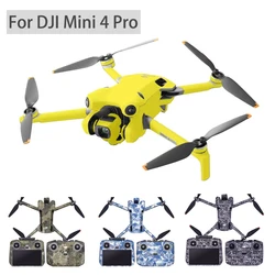 Full Cover Sticker For DJI MINI 4 PRO Drone Decals Protective Film Waterproof Remote Covering Skin For DJI RC 2/RC N2 Accessory