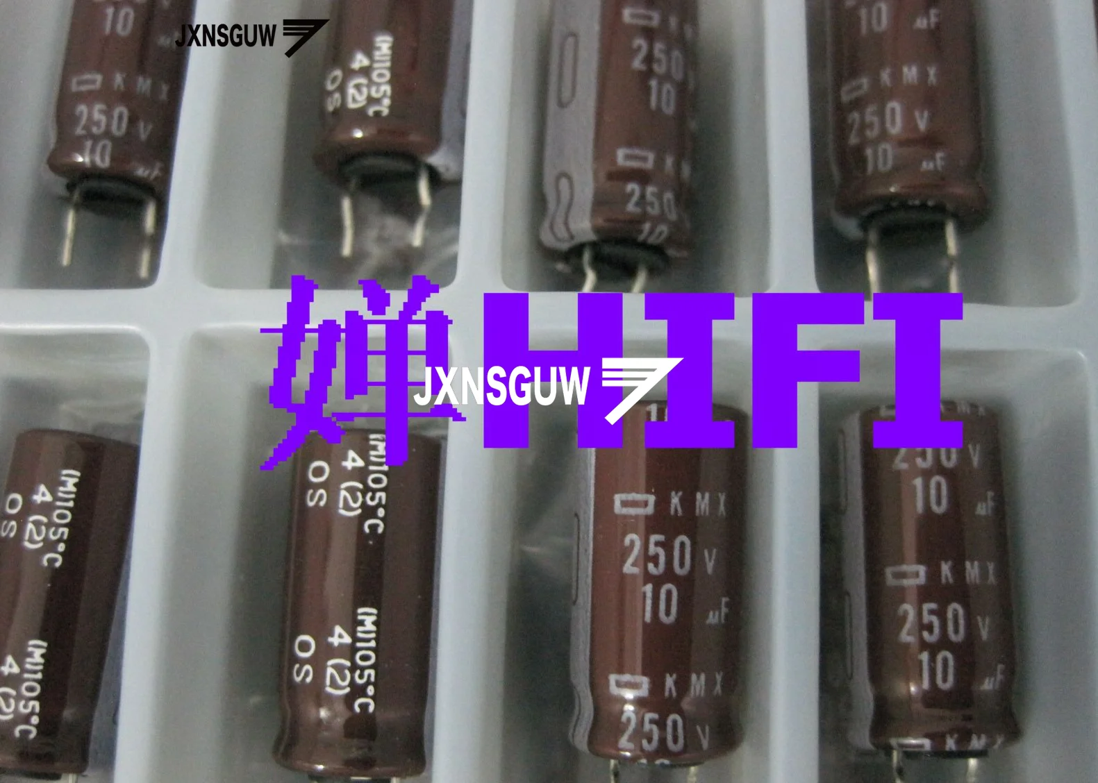 

20PCS NIPPON KMX 250V10UF 10X20MM NCC Aluminum electrolytic capacitor 10UF/250V CHEMI-CON 105 degrees 10uF 250V