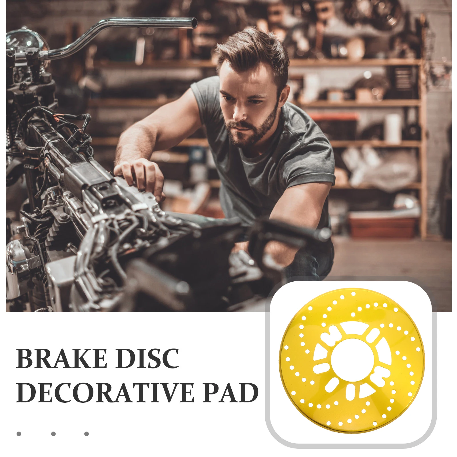 

2pcs Covers Aluminum Alloy Durable Easy Installation Stylish Wide Compatibility Car Decoration Auto Wheel Tools Front Brake Disc