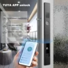 Inteligentny zamek do drzwi przesuwnych Biometryczna blokada linii papilarnych Tuya Inteligentny domowy pilot Bluetooth 2