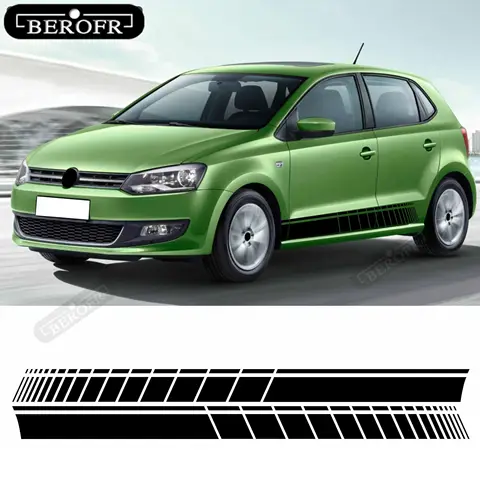 कार स्टाइलिंग डोर साइड स्कर्ट स्ट्राइप्स डीकल स्टिकर vw वोक्सवैगन गोल्फ 4 5 6 7 पोलो पासाट b5 b6 b7 टिगुआन टूरन एक्सेसरीज़ के लिए 8 best sales वीडब्ल्यू टूरन सहायक उपकरण - №7