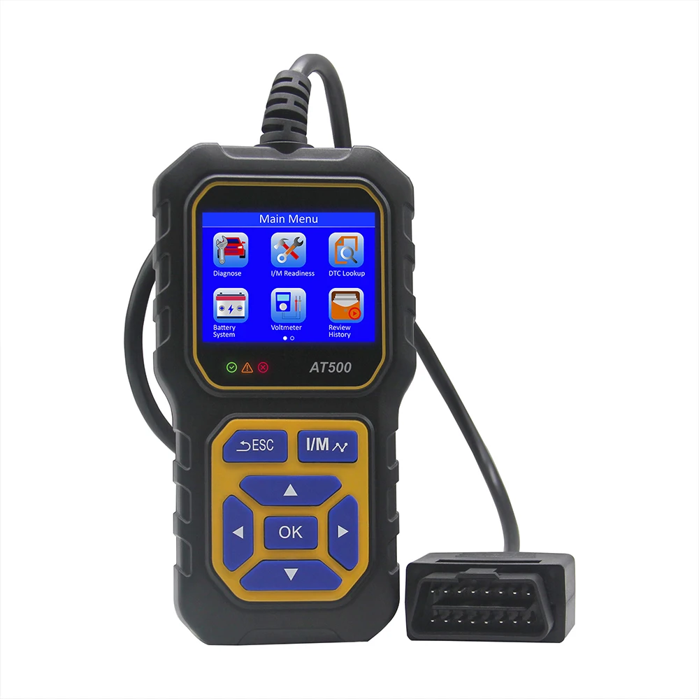 OBD Diagnostic Device AT500Automotive Code Readers OBD2 Scanner Car Check Engine Troubleshooting Props Fault Diagnostic Car Tool