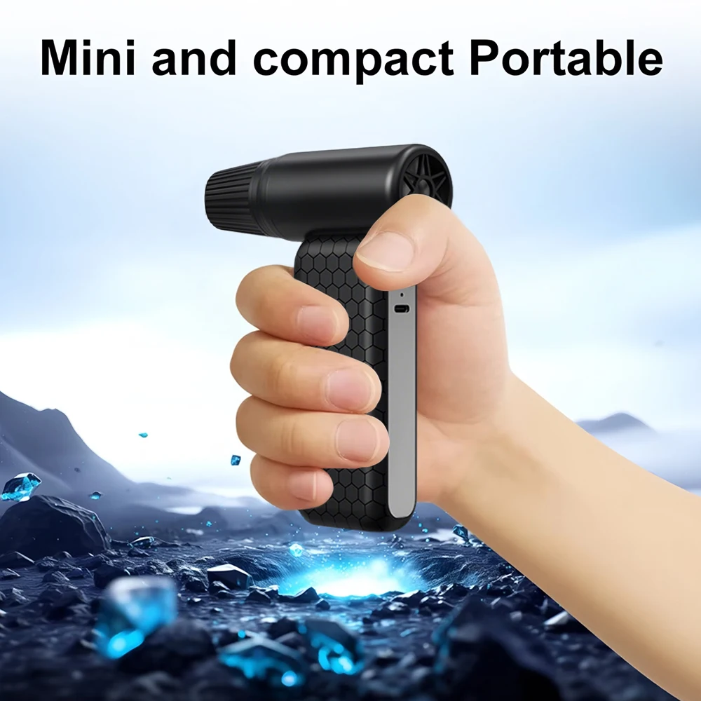 800000 об/мин воздуходувка бесщеточный турбовентилятор сильная скорость ветра регулируемая турбоструйная вентилятор перезаряжаемая тряпка сжатого воздуха