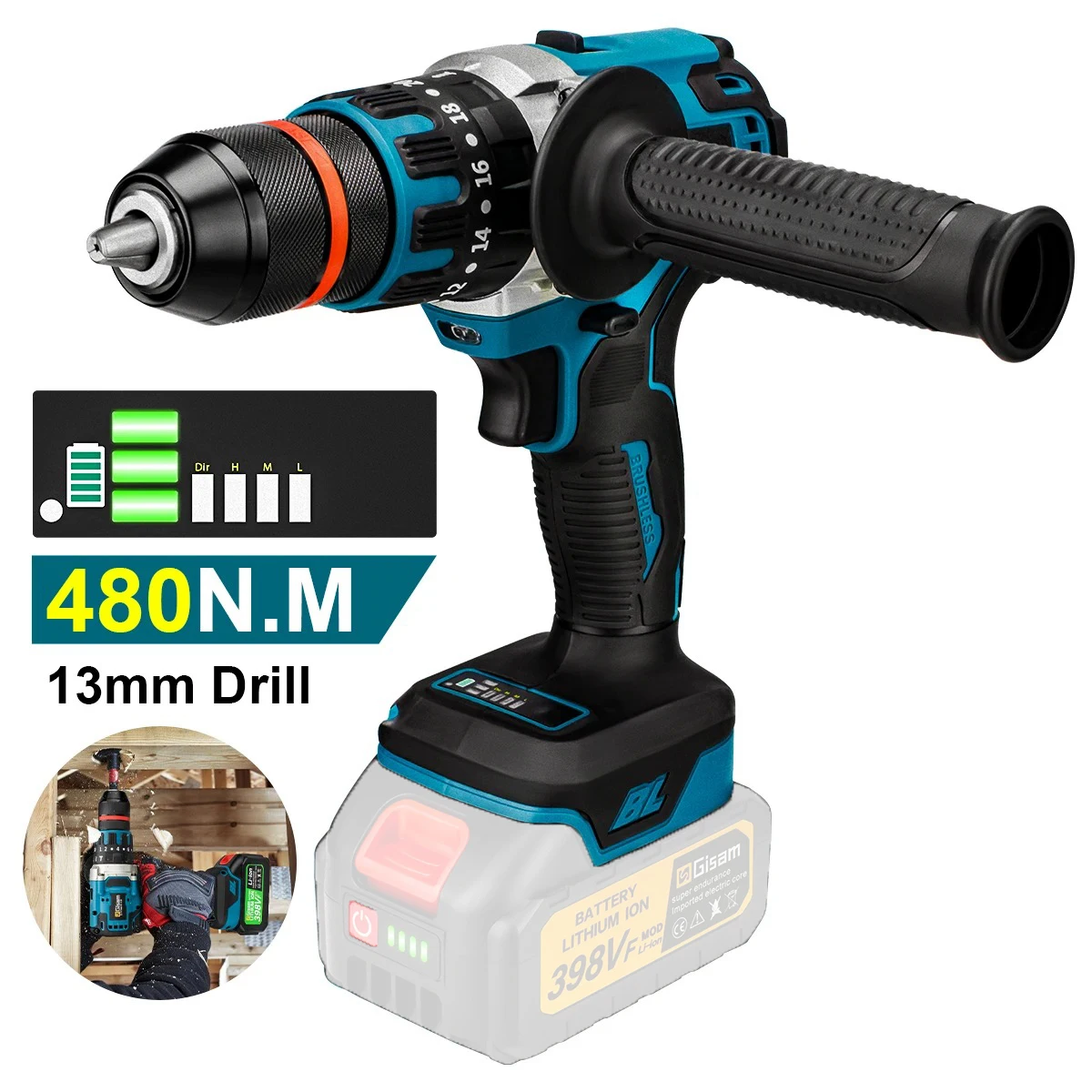 Makita DDF487 13Mm … - image