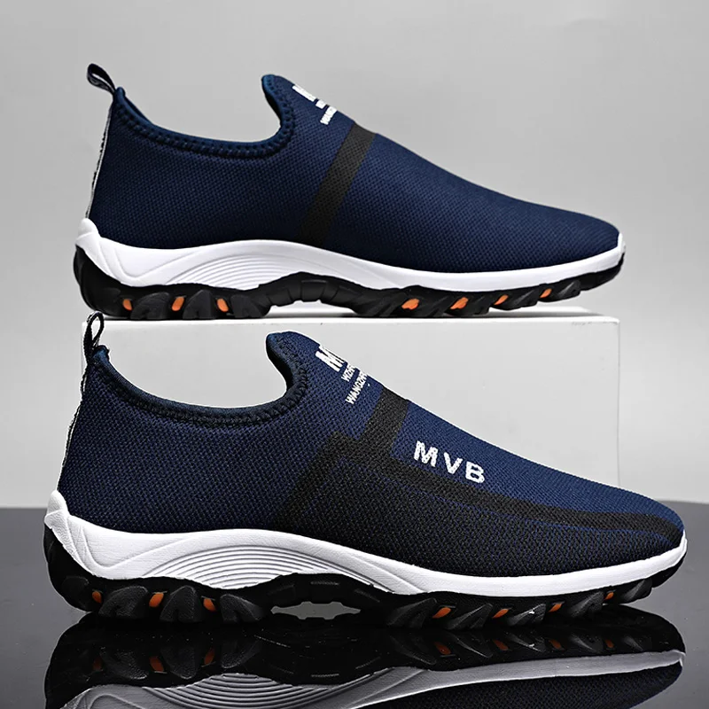 Summer Mens Casual Sport Shoes Fashion Mesh Breathable Sneakers Male Designer Tennis Shoes Man Training Walking Running Sneakers