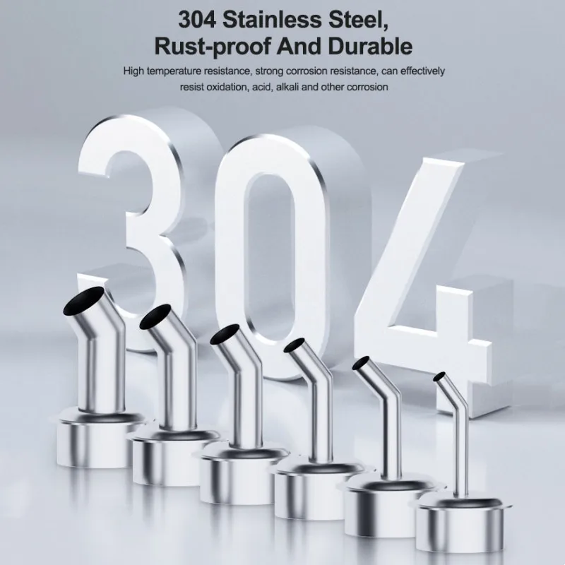 ريلايف 857/858/861 سلسلة 45 °   عازمة فوهة مائل الهواء الساخن أداة فوهة للهاتف المحمول لحام إصلاح أداة فوهة لحام