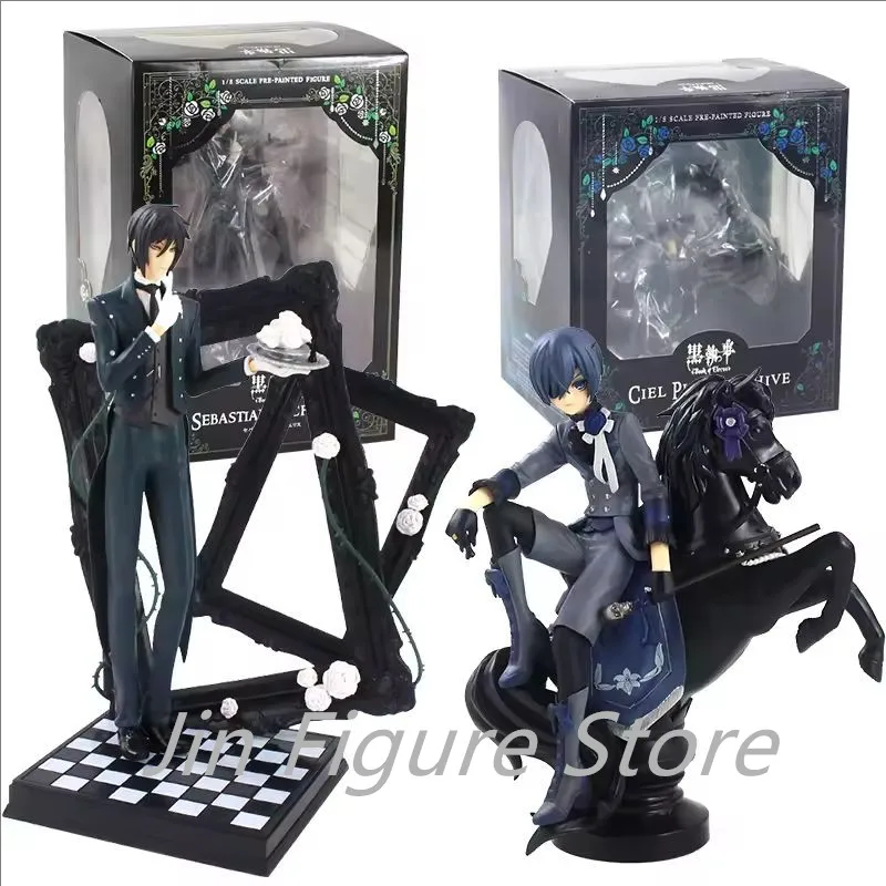 

Anime Figures Black Butler Sebastian Michaelis Action Figures Kawaii Collectible Model Toy Room Ornaments Girls Surprise Gift