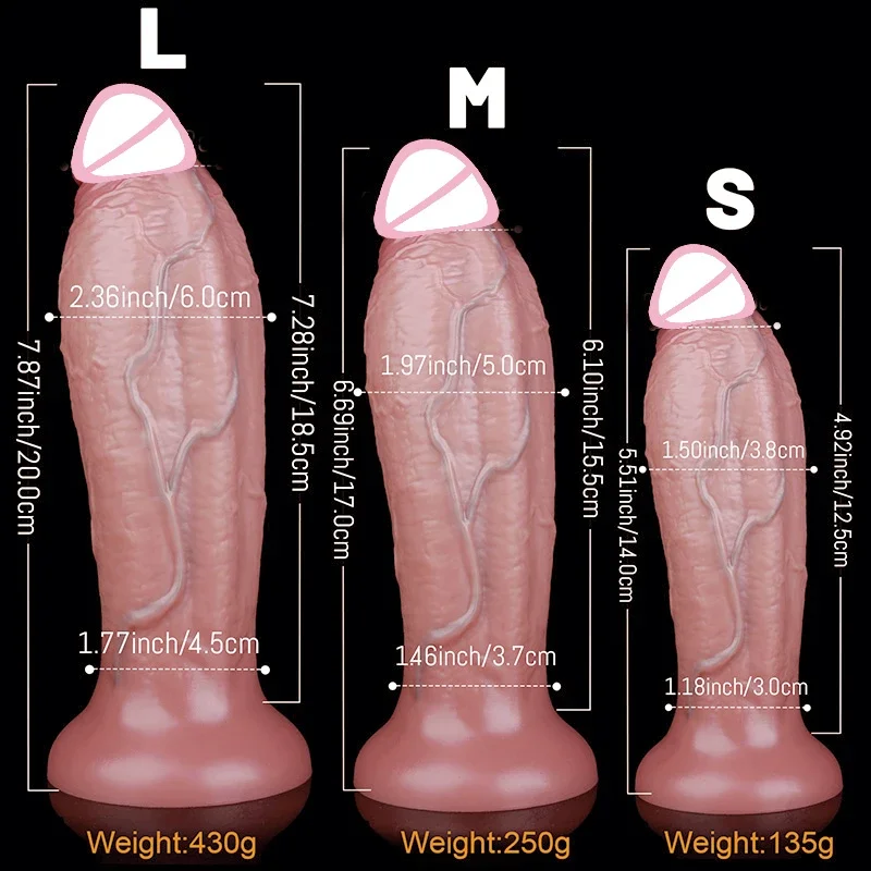 Wearable Strap on Realistic Anal Butt Plug Thick Huge Soft Silicone Dildo Anal Vaginal Masturbators Penis Sex Toys for Men Women - view 4