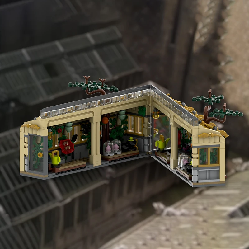 

525pcs MOC Greenhouse Harry Building Blocks Children's Christmas toy Gift Model Construction DIY Assemble creative idea