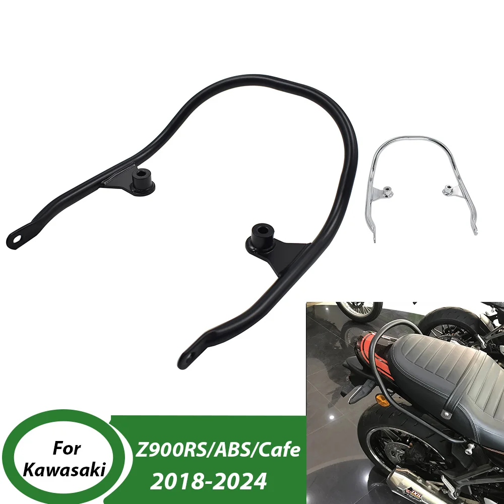 

Motorcycle Rear Luggage Rack For Kawasaki Z900 RS Cafe 2018-2025 Z900RS Passenger Handgrip Rail Bar Support Bracket Accessories