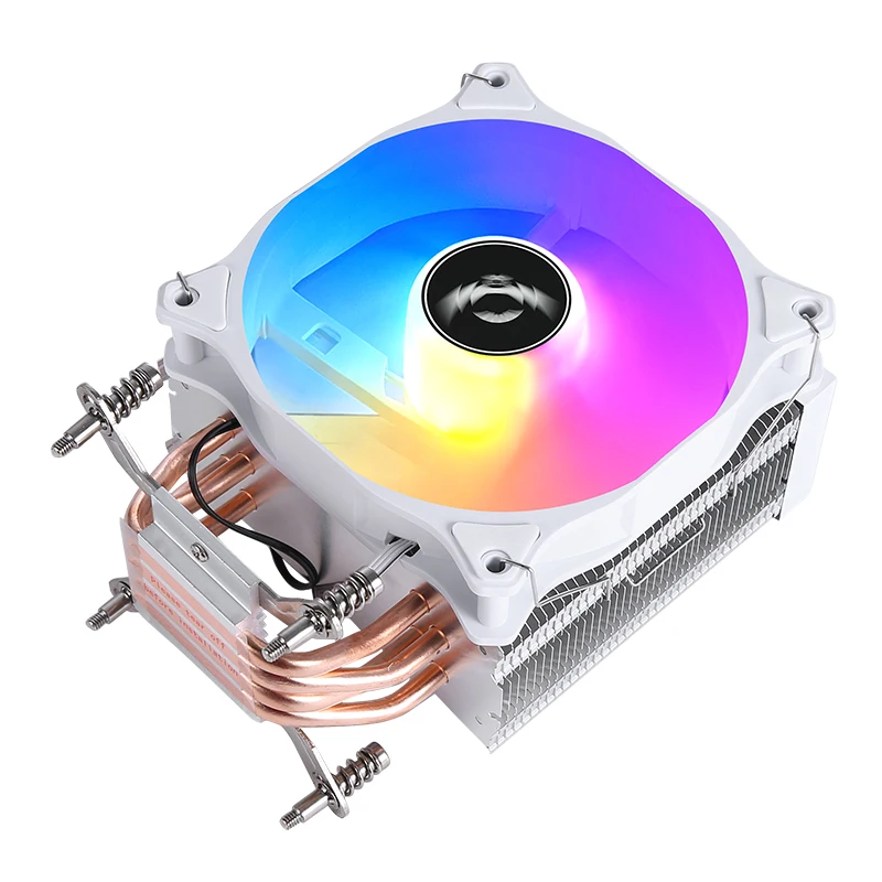 install LGA1200 1700 2011 18xx Computer CPU Cooler 120mm Fan mute 4/6 Heat Pipe Compatible i5 i7 x79 x99 PC Air-Cooled Processor view 3